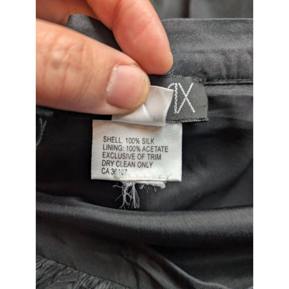 Vintage After Six 100% Silk bubble skirt Y2K cottagecore party whimsigoth - Picture 5 of 7